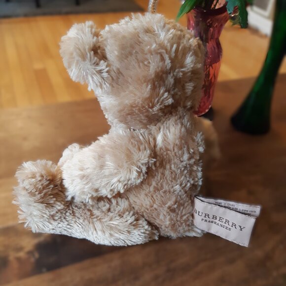 Rare! early 2000's Burberry Teddy Bear 12" Plush Russ Collab 2006 Collectible - Picture 2 of 6